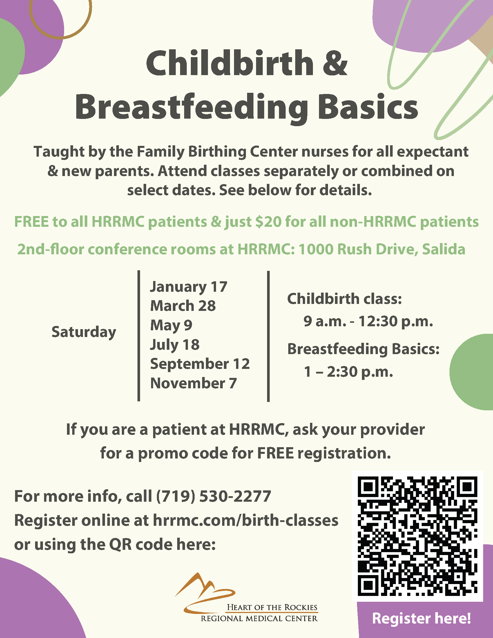 breastfeeding basics and childbirth classes
